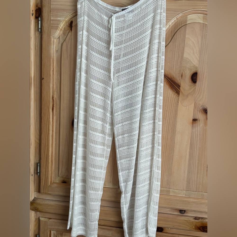 Jordan Taylor White Textured Knit Cover-up